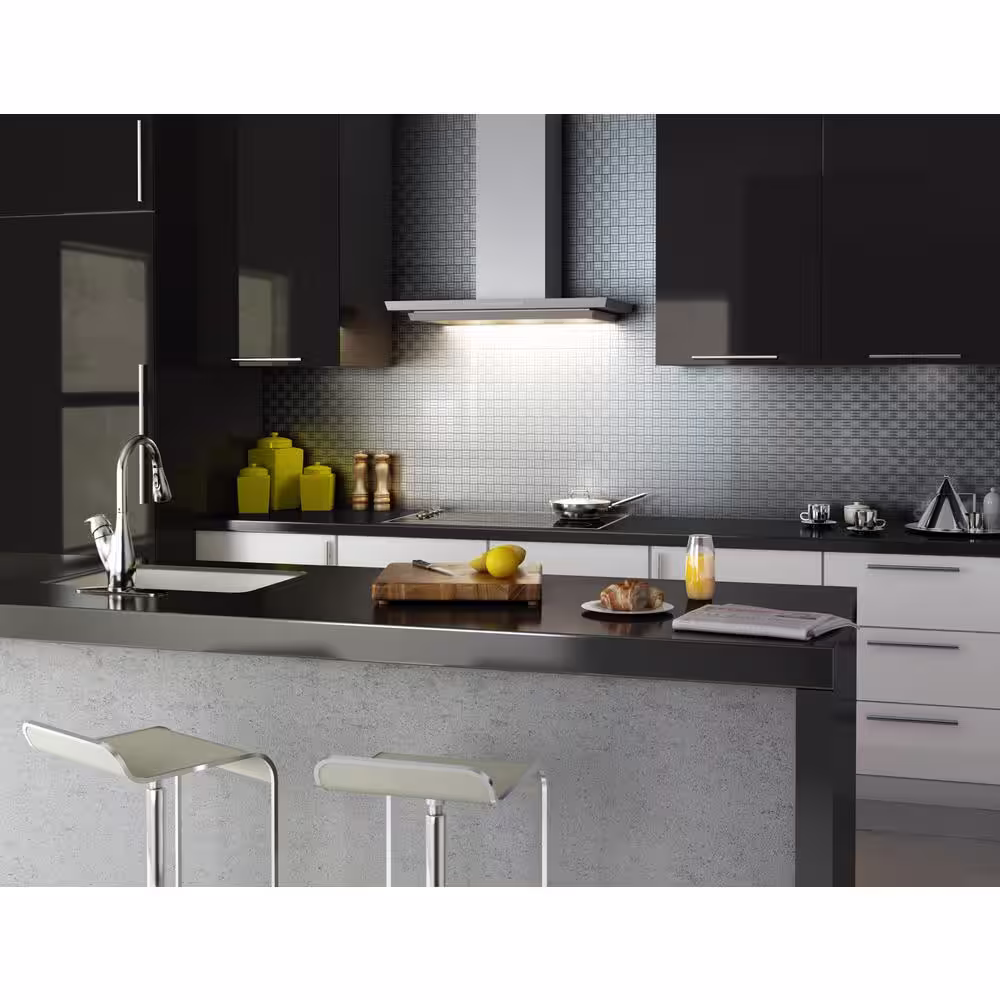 None Loft Silver Stainless Steel 11.54 in. x 11.54 in. x 5 mm Metal Peel and Stick Wall Mosaic Tile (5.54 sq. ft./Case)