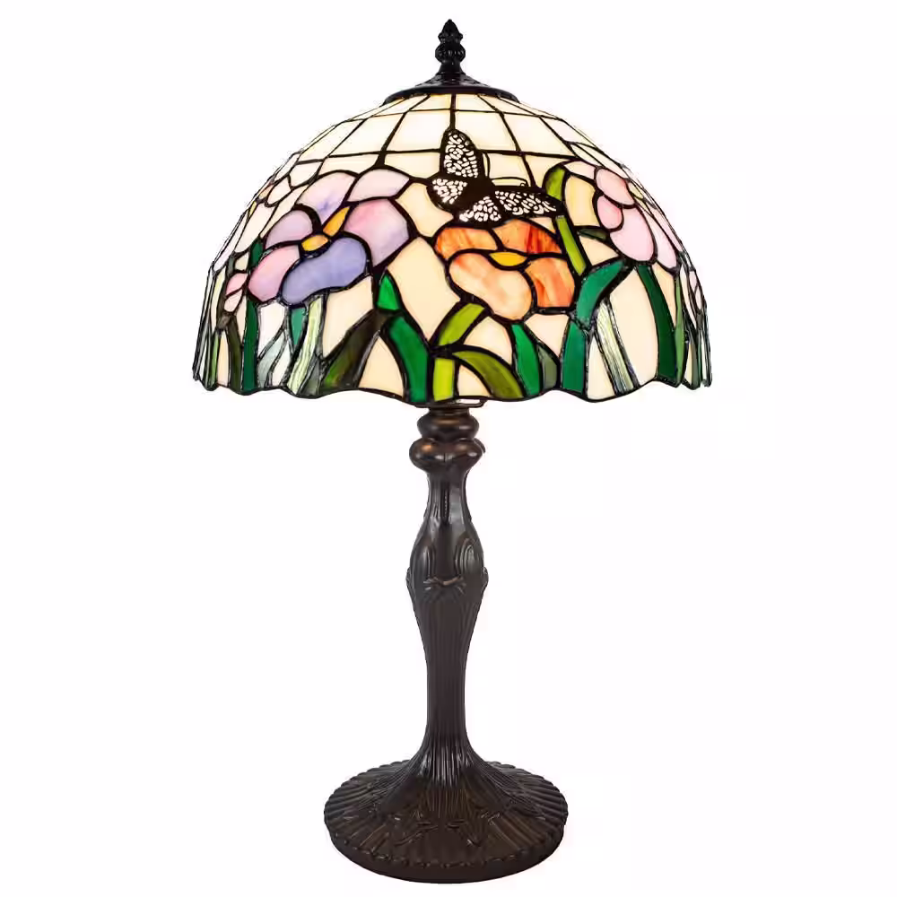 Dale Tiffany Pazio 19 .5 in. Dark Coffee Table Lamp