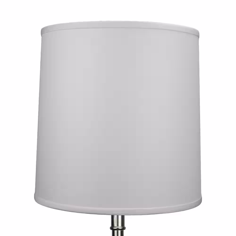 FenchelShades.com Fenchel Shades 14 in. Top Diameter x 15 in. Bottom Diameter x 15 in. Slant, Empire Lamp Shade - Linen Ivory