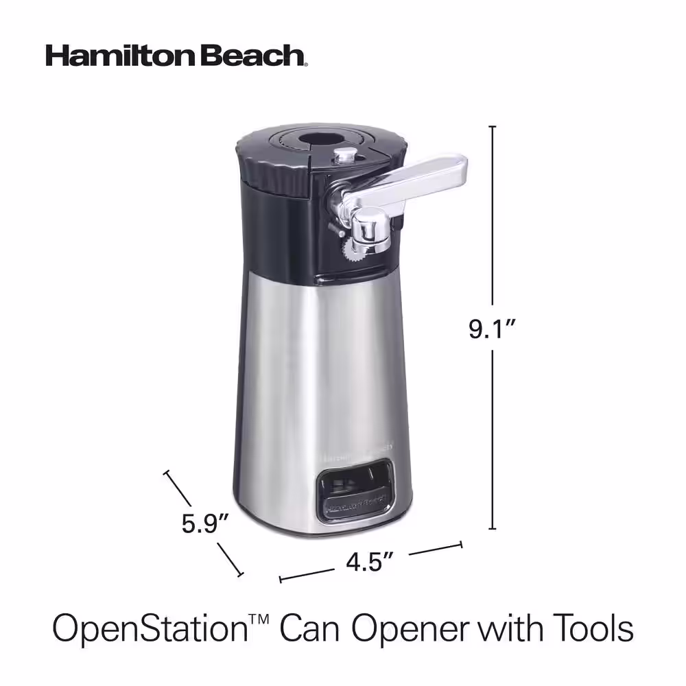 Hamilton Beach Openstation Electric Can Opener with Tools