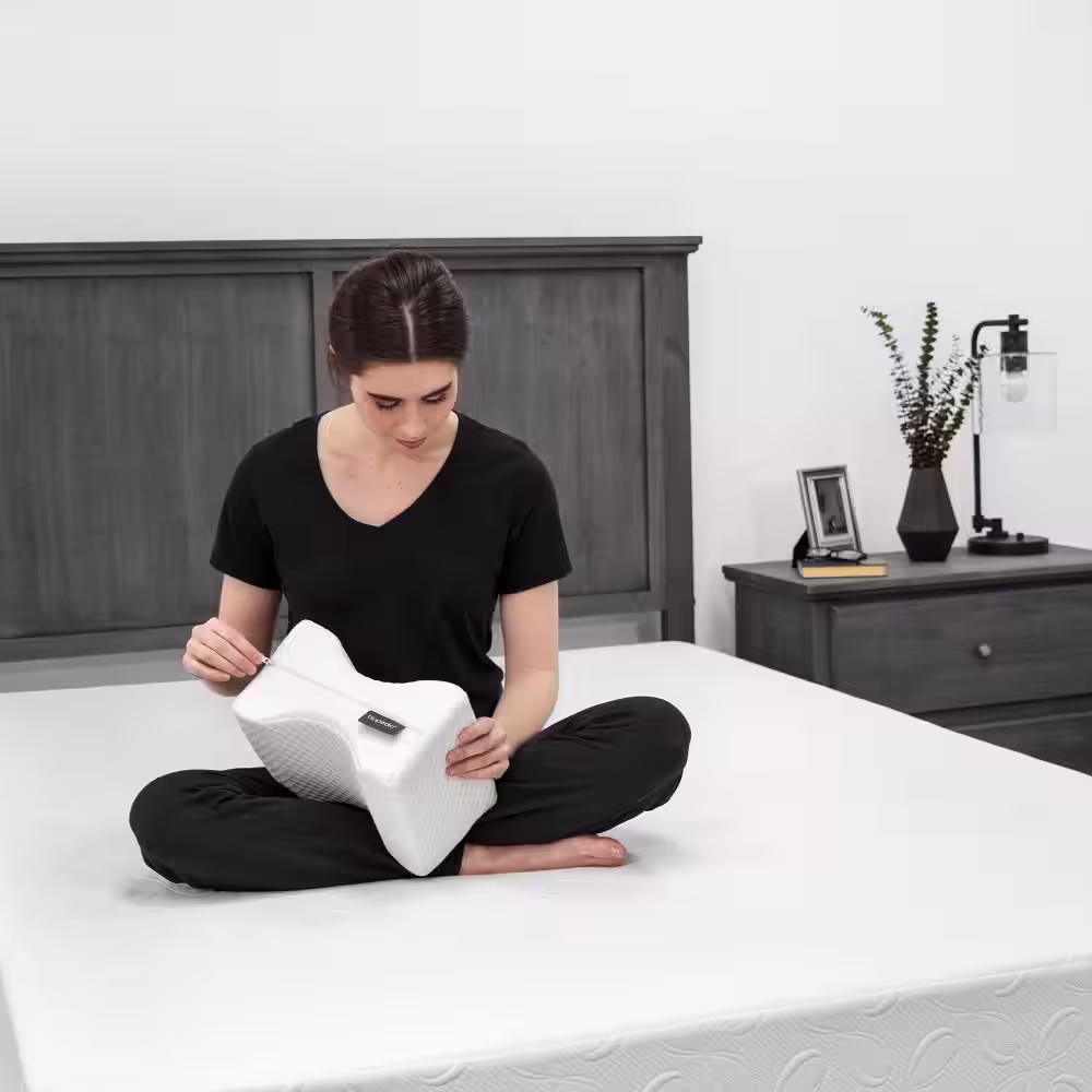 BIOPEDIC Memory Foam Standard Knee Support Pillow