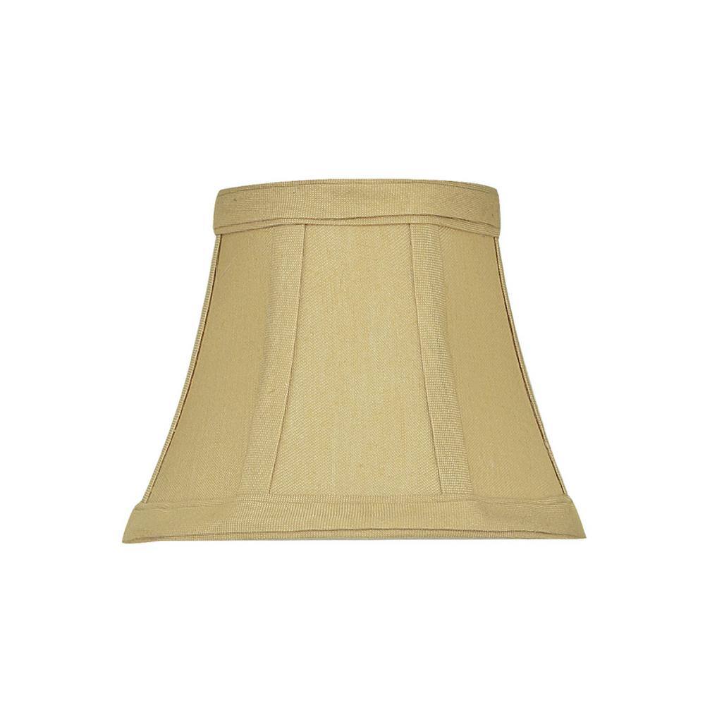 Aspen Creative Corporation 5 in. x 4 in. Beige Bell Lamp Shade (9-Pack)