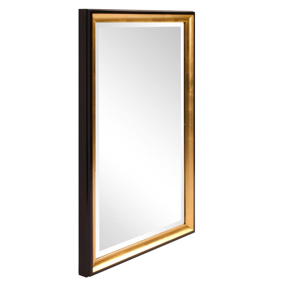 Marley Forrest Medium Rectangle Black Modern Mirror (36 in. H x 24 in. W)
