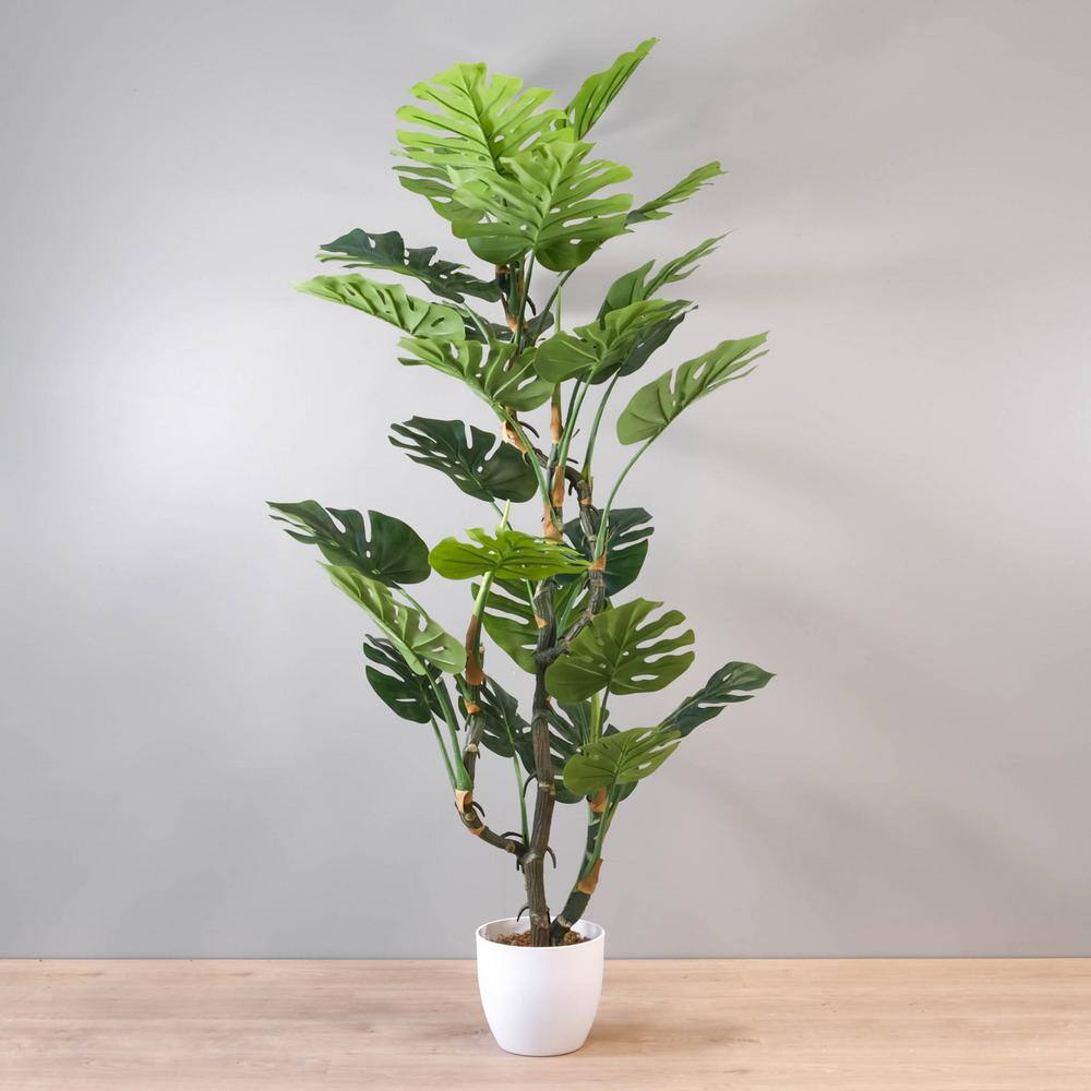 None Botaneeka 61 in. Artificial Monstera Deliciosa Plant in Pot