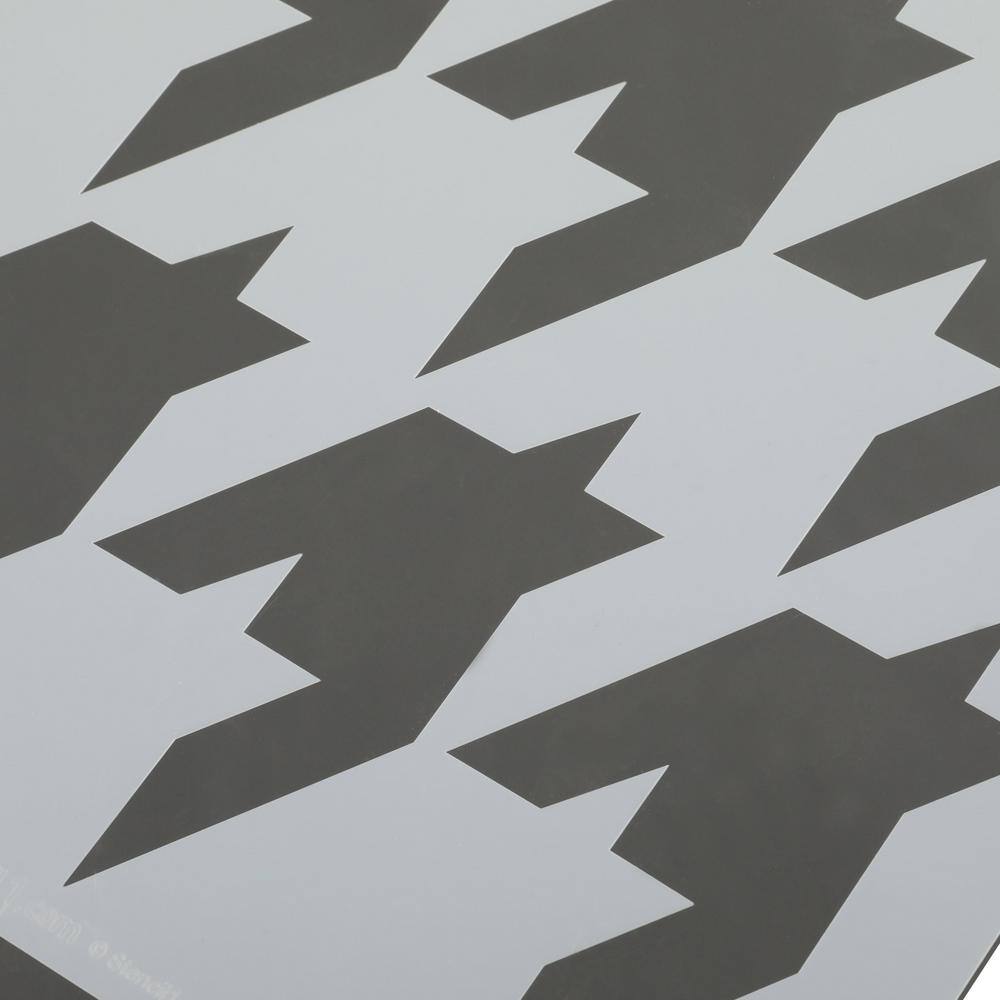Stencil1 Houndstooth Repeat Pattern Stencil