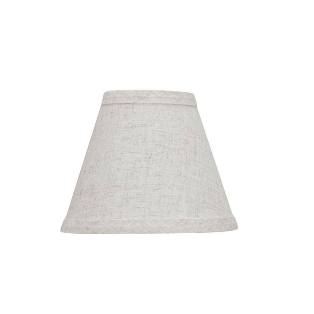 Aspen Creative Corporation 6 in. x 5 in. Flaxen Hardback Empire Lamp Shade (5-Pack)