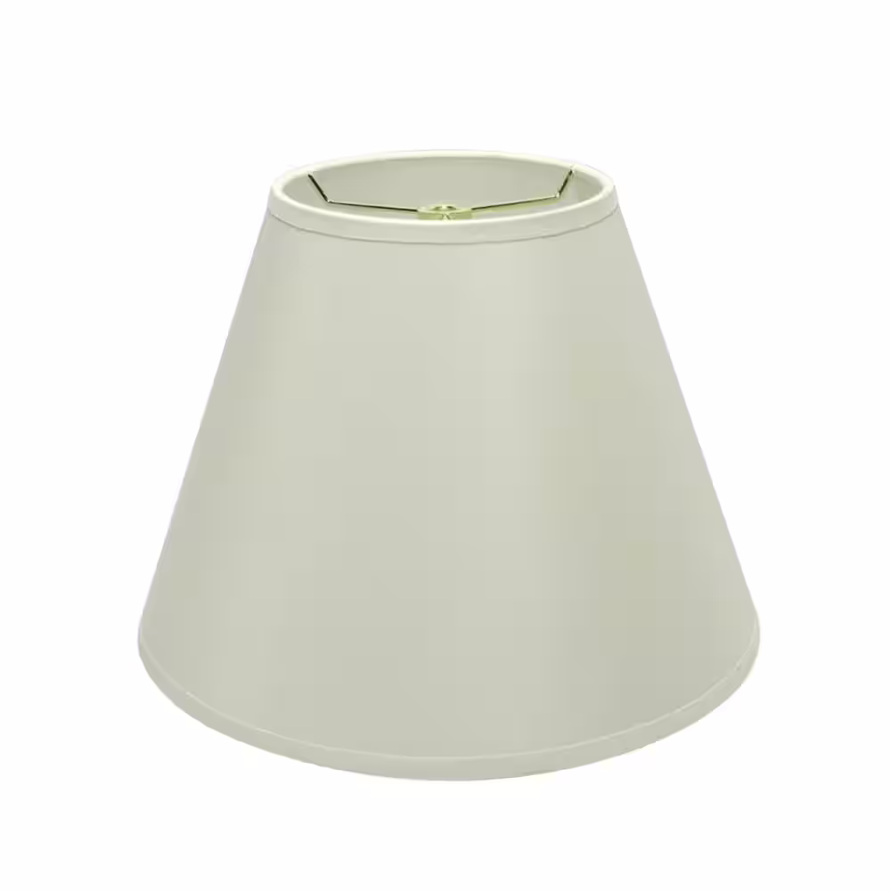 Aspen Creative Corporation 12 in. x 9 in. Off White Hardback Empire Lamp Shade