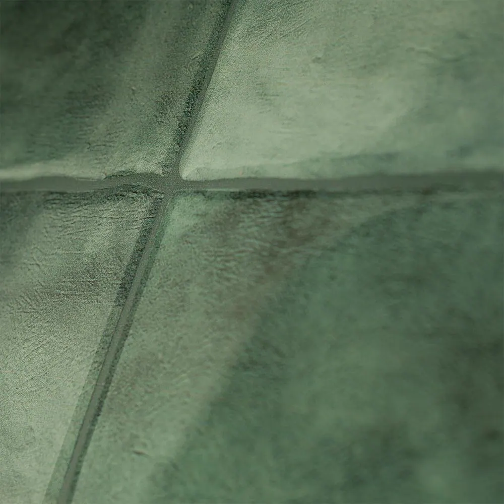 smart tiles Zellige Taza Green 9 in. x 9 in. Vinyl Peel and Stick Tile (2.22 sq. ft./ 4-Pack)