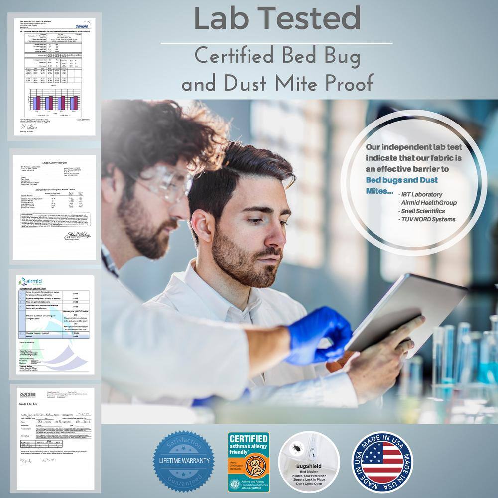 NationalAllergy Bedcare Hypoallergenic Down Alternative Body Pillow