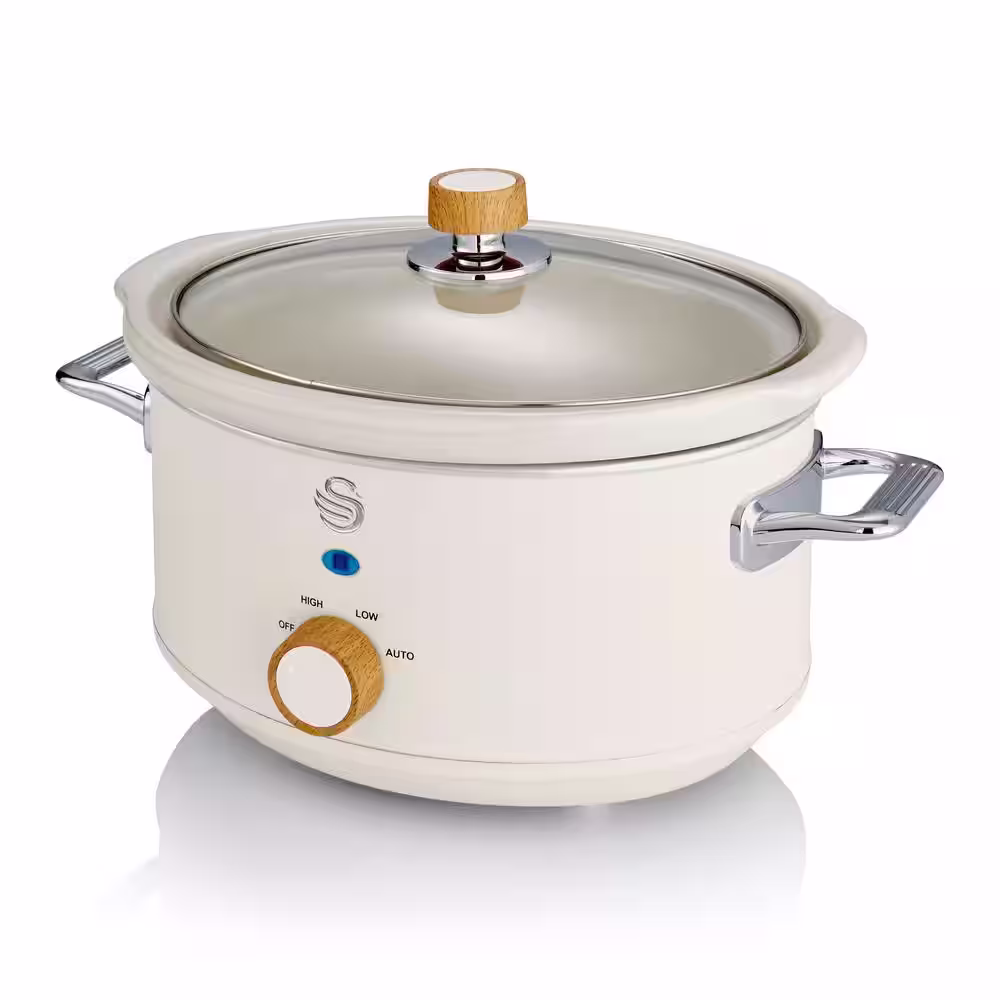 None Nordic 3.7 qt. Slow Cooker - White