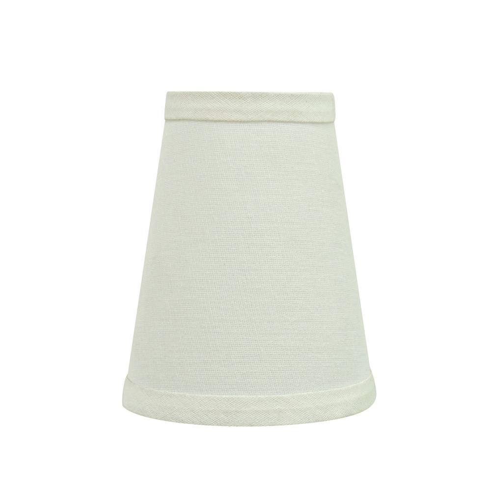 Aspen Creative Corporation 4 in. x 5 in. Off White Hardback Empire Lamp Shade (9-Pack)