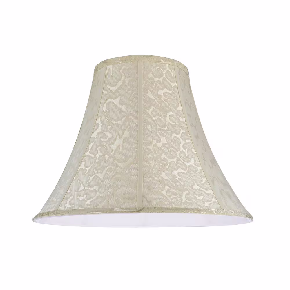 Aspen Creative Corporation 18 in. x 14 in. Off White Bell Lamp Shade