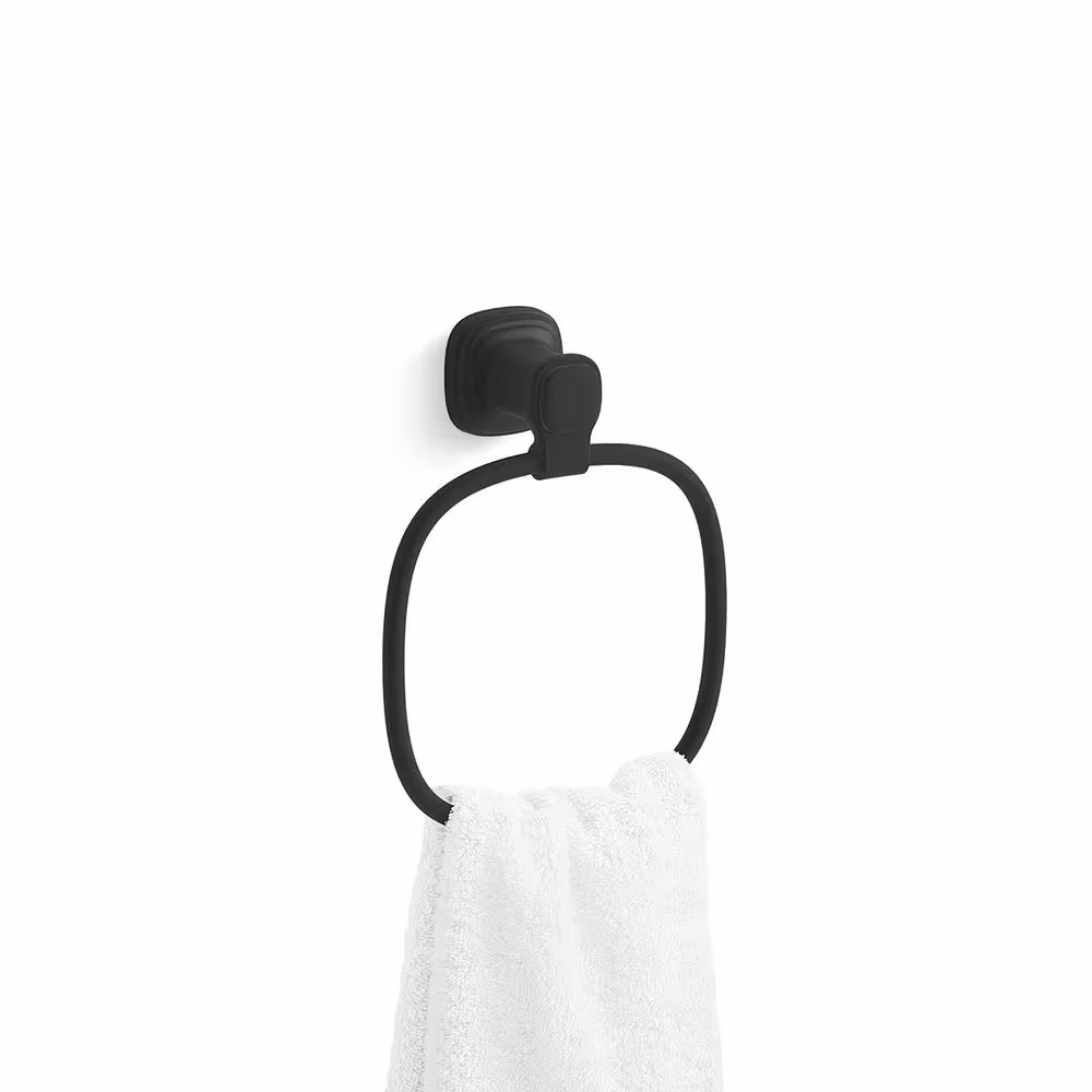 KOHLER Numista Towel Ring in Matte Black