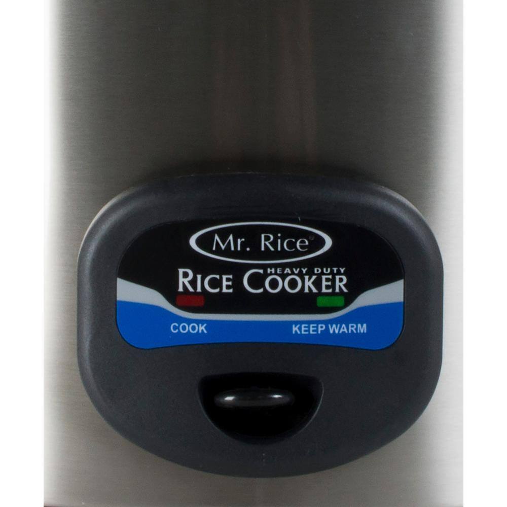 SPT 35-Cup Stainless Steel Rice Cooker with Non-Stick Inner Pot