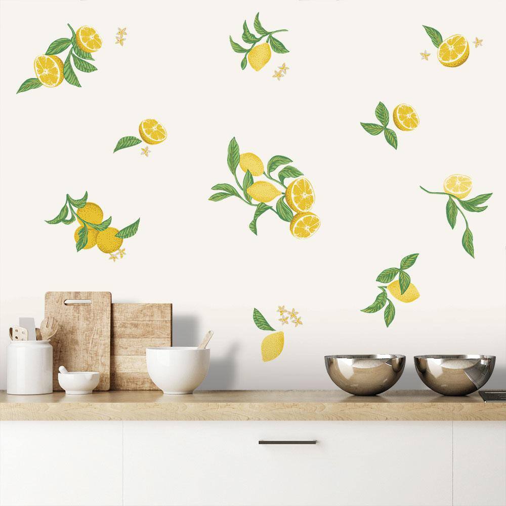 Tempaper Lemons Peel and Stick Wall Decals (Set of 20)