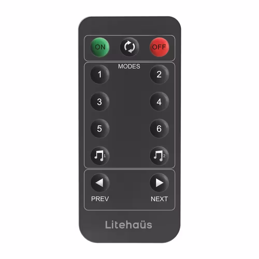 None Sound Reactive Multi-Color Integrated LED Spinning Party Light with Rechargeable Battery and Remote Control