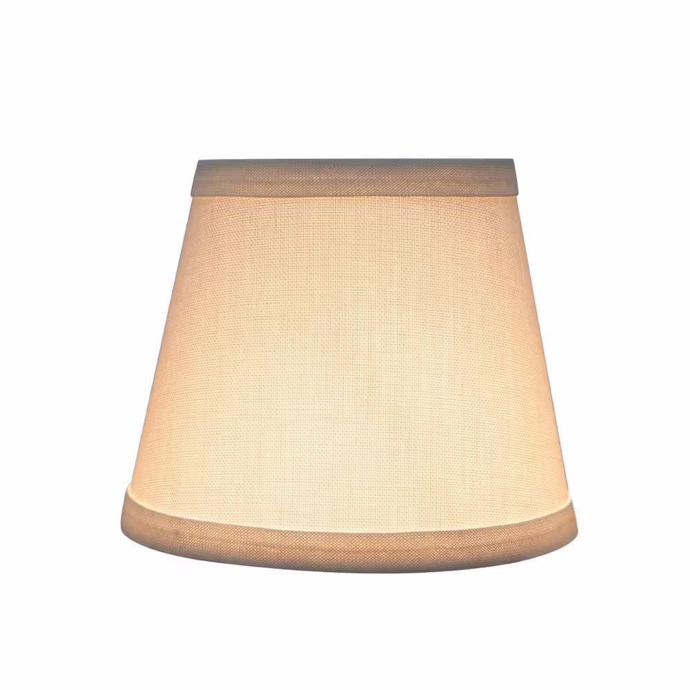 Aspen Creative Corporation 6 in. x 5 in. White Hardback Empire Lamp Shade (2-Pack)