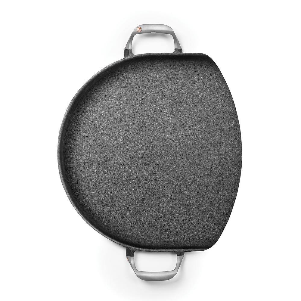 Outset 1-Piece Cast Iron 14 in. Pizza Iron