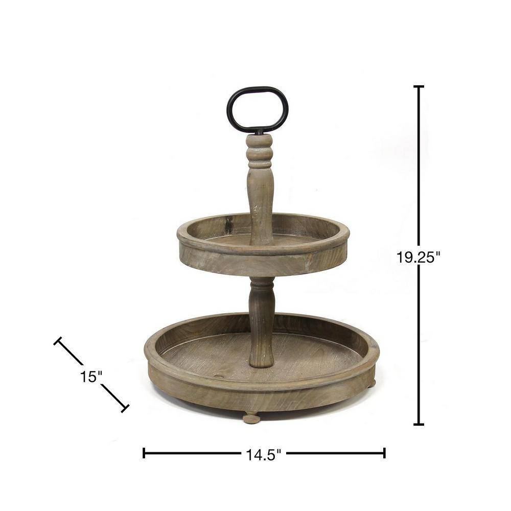 Stratton Home Decor Two Tier Decorative Stand