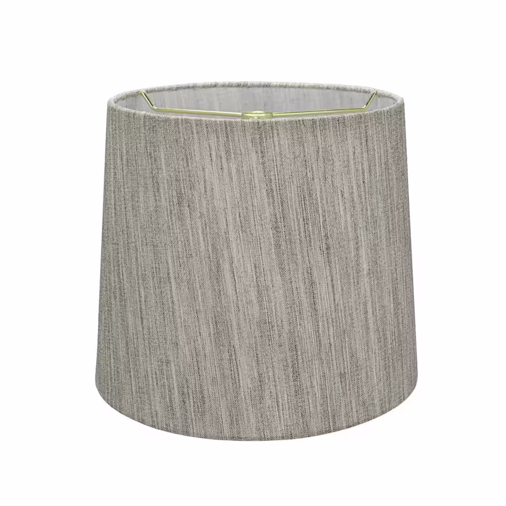 Aspen Creative Corporation 10.5 in. x 9 in. Light Grey Hardback Empire Lamp Shade