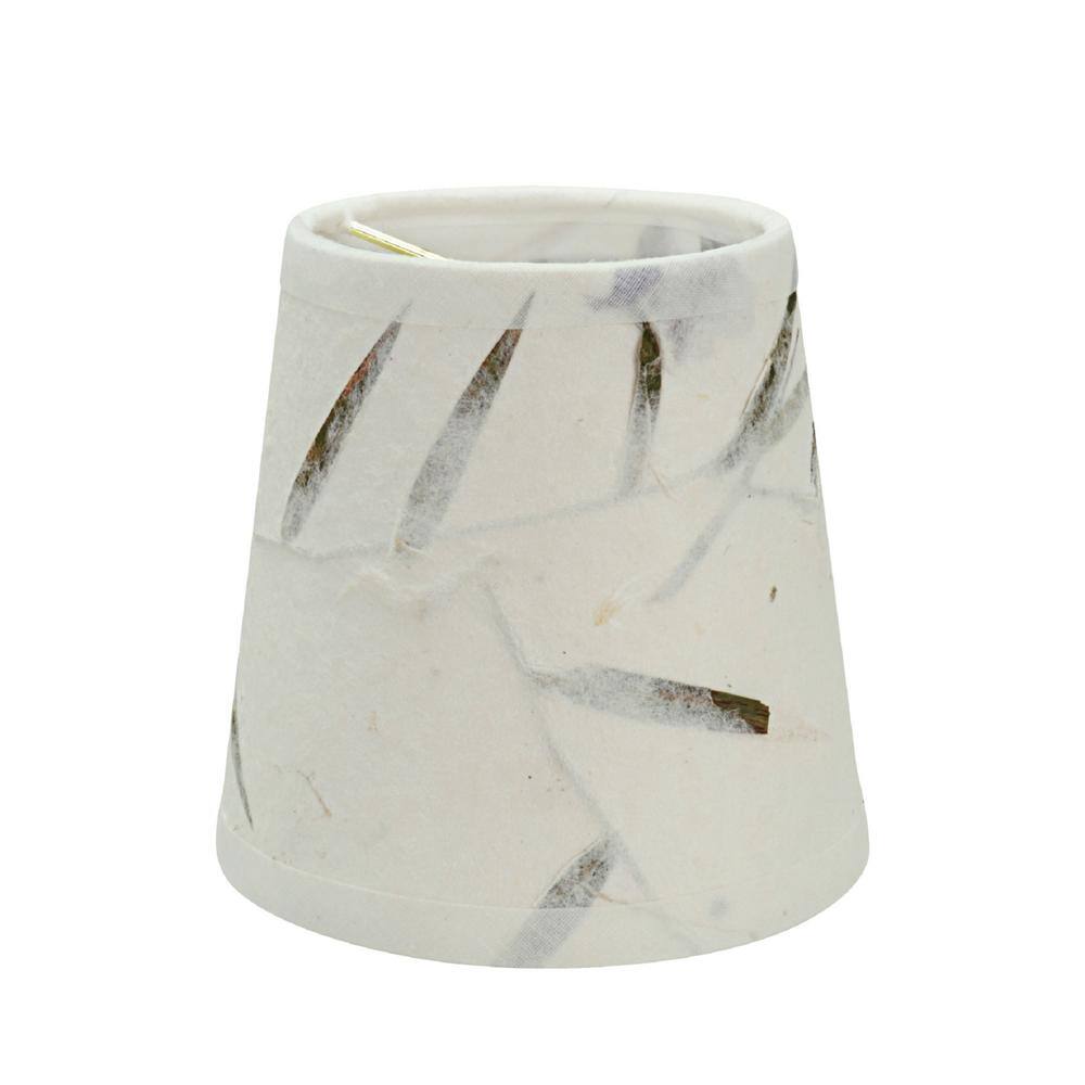 Aspen Creative Corporation 4 in. x 4 in. Off White Hardback Empire Lamp Shade (6-Pack)