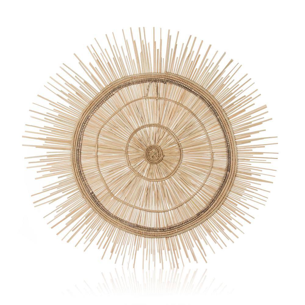 None Medium 90cm Sun Circle Wall Decor