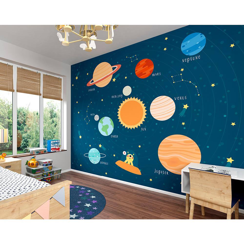 OhPopsi Outer Space Wall Mural