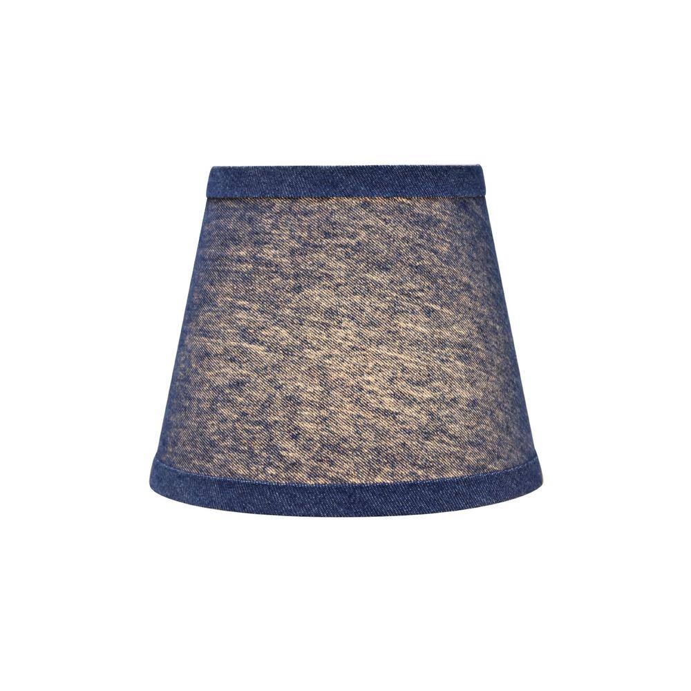 Aspen Creative Corporation 6 in. x 5 in. Washing Blue Hardback Empire Lamp Shade (6-Pack)