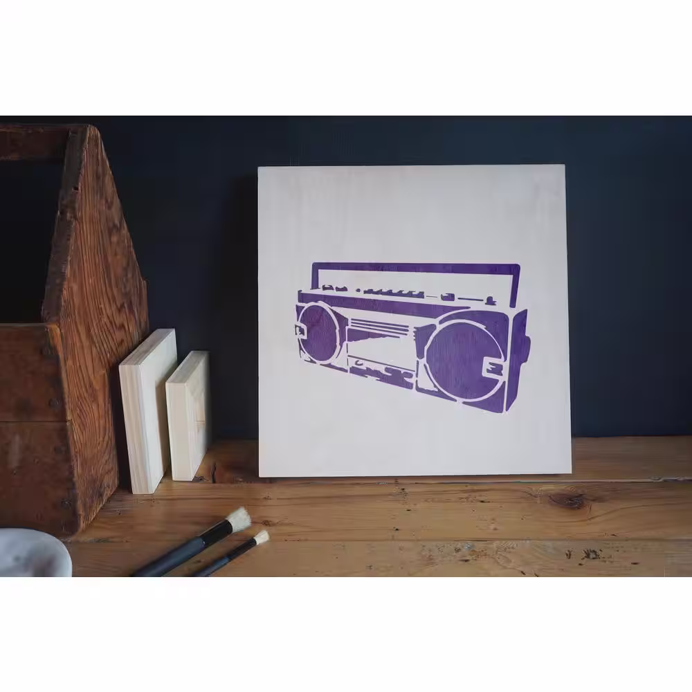 Stencil1 Boombox Stencil