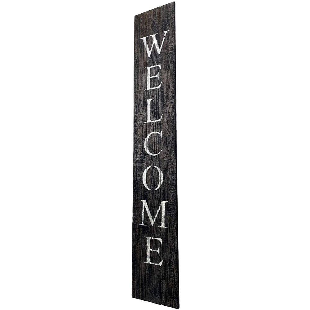 HomeRoots Victoria Welcome Wood Decorative Sign