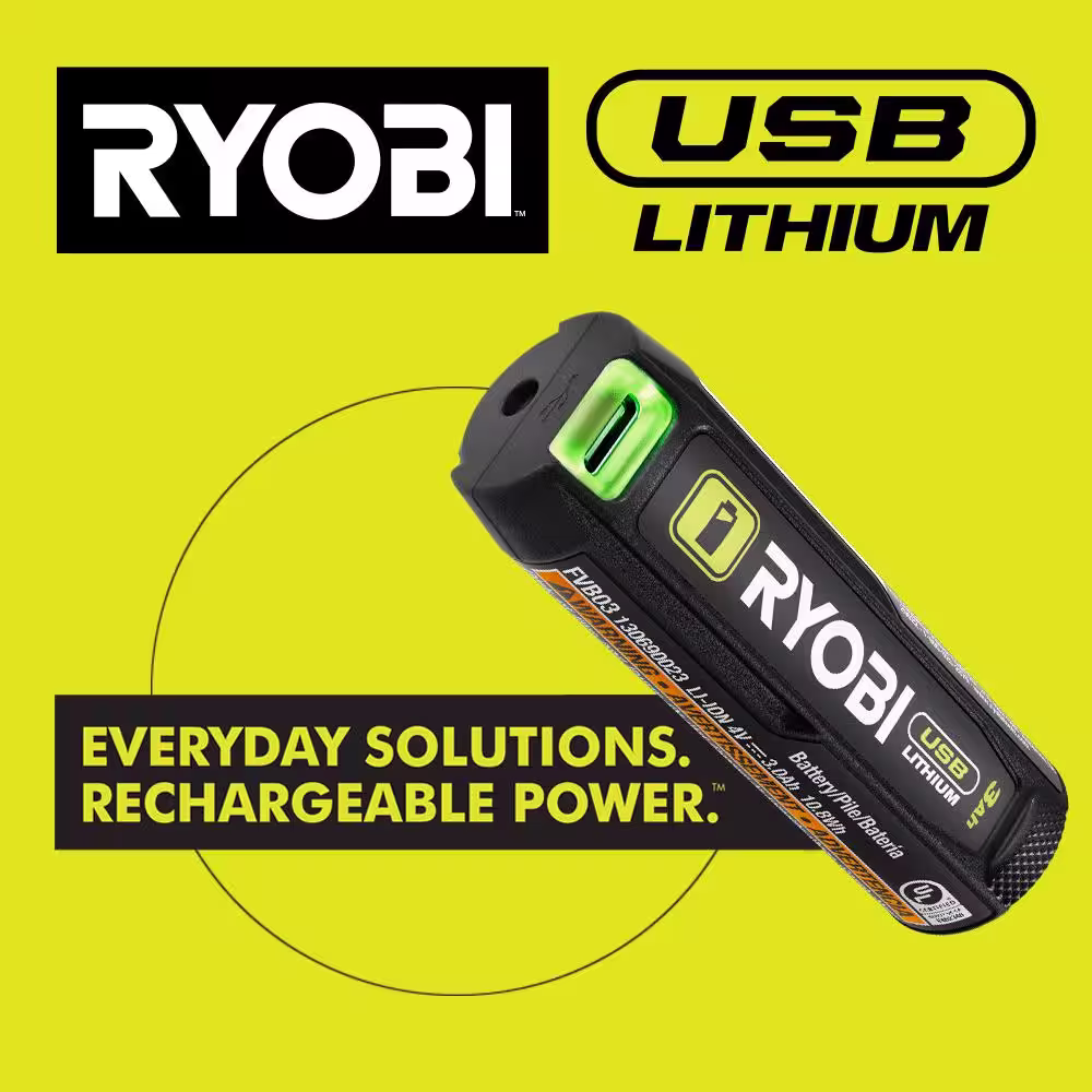 RYOBI USB Lithium Power Cutter Kit with FREE USB Lithium 2.0 Ah Lithium Rechargeable Battery