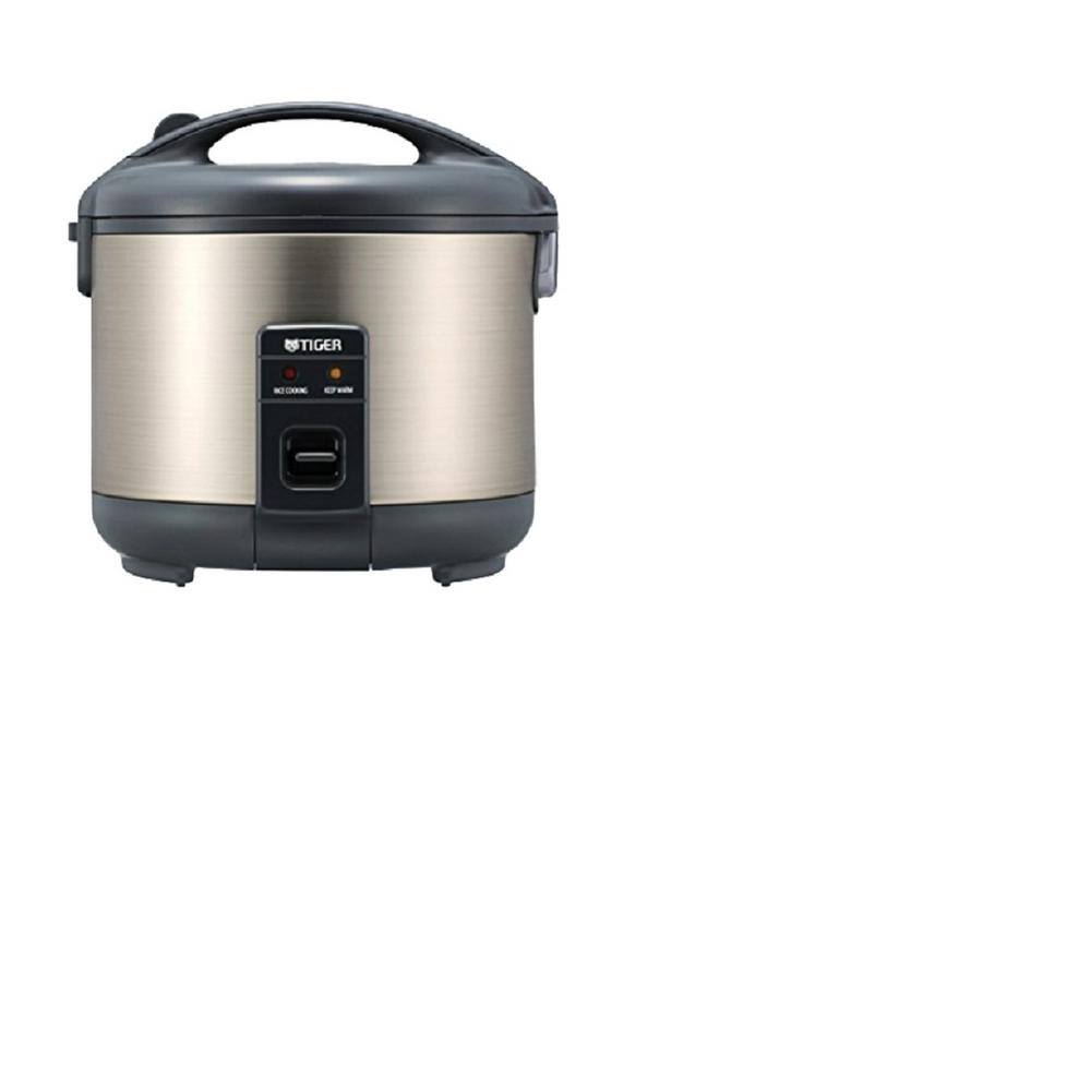 Tiger 8-Cup Black Rice Cooker and Warmer, Urban Satin