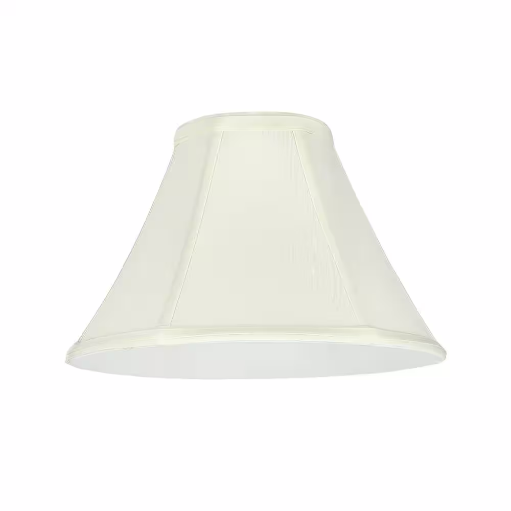 Aspen Creative Corporation 10 in. x 7 in. Off White Bell Lamp Shade