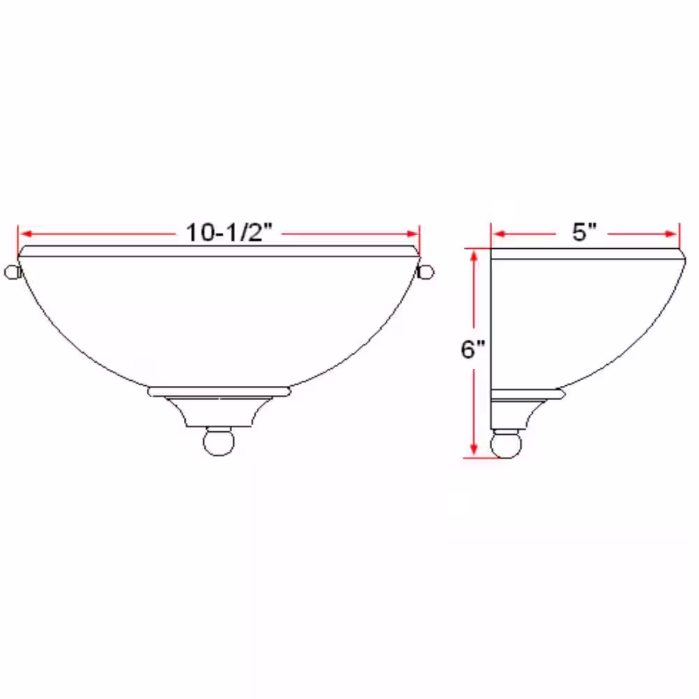 Design House Millbridge 1-Light Satin Nickel Wall Sconce