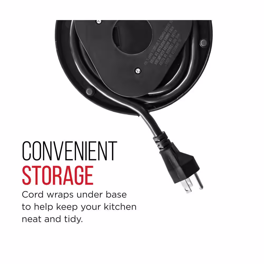 Chefman 7 Cup 1500W Stainless Steel Kettle with Auto Shut Off, 1.7L