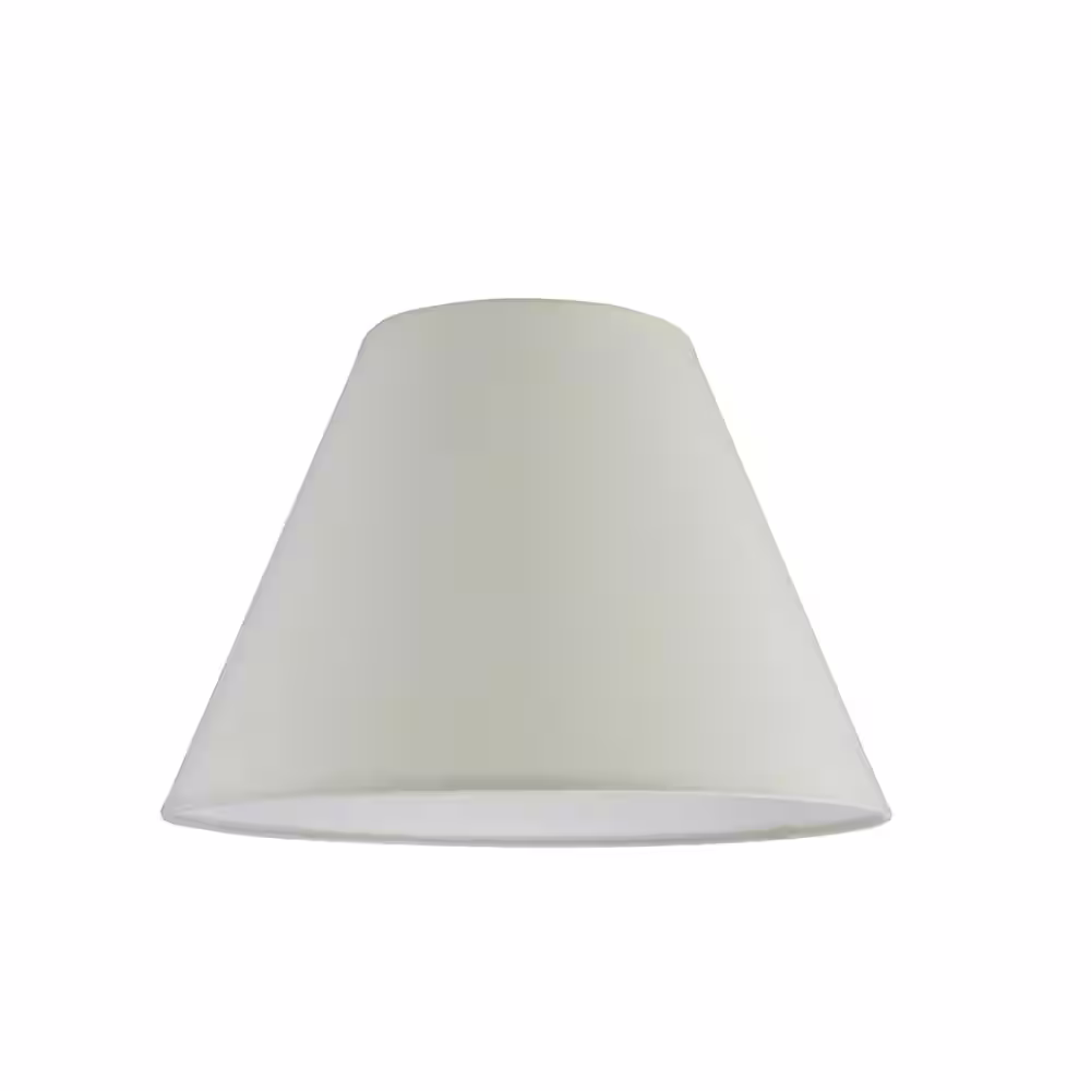 Aspen Creative Corporation 15 in. x 11 in. Off White Hardback Empire Lamp Shade