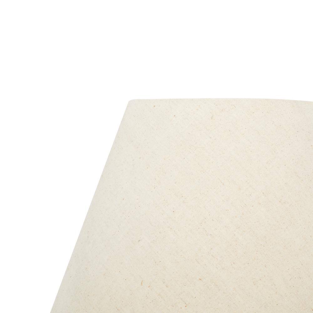 Litton Lane 29 in. Brown Jute Twisted Rope Task and Reading Table Lamp