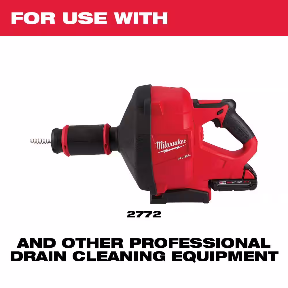 Milwaukee 1/4 in. x 50 ft. Inner Core Bulb Head Cable with Rustguard