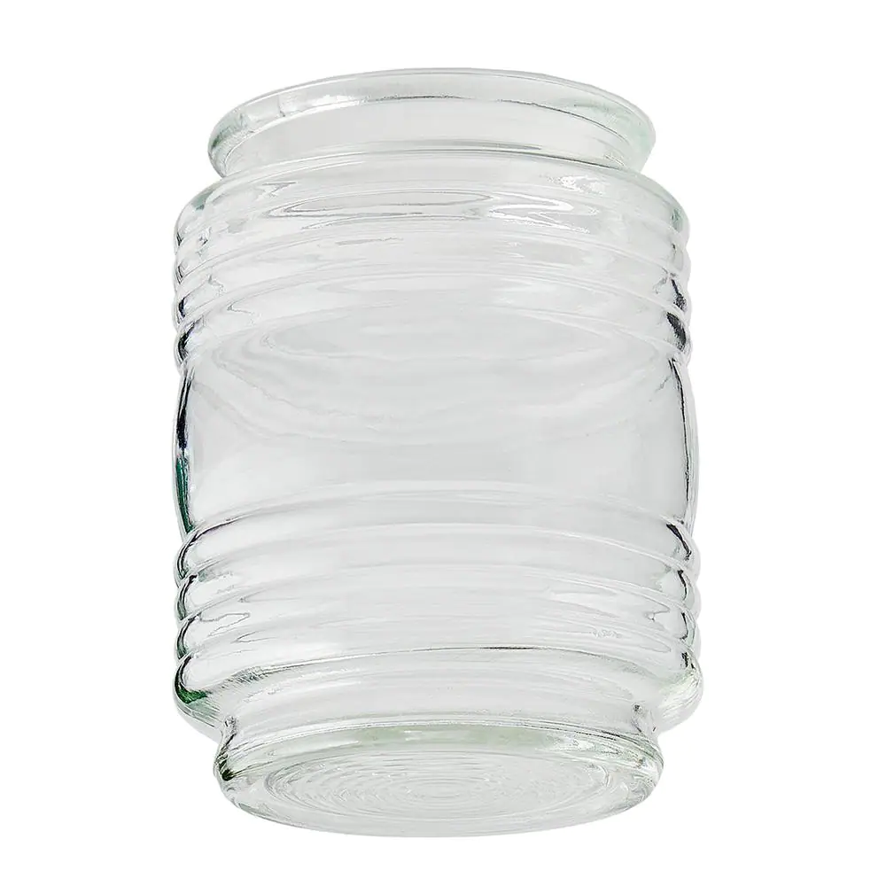 None 3-1/4 in. Clear Glass Jar Shade