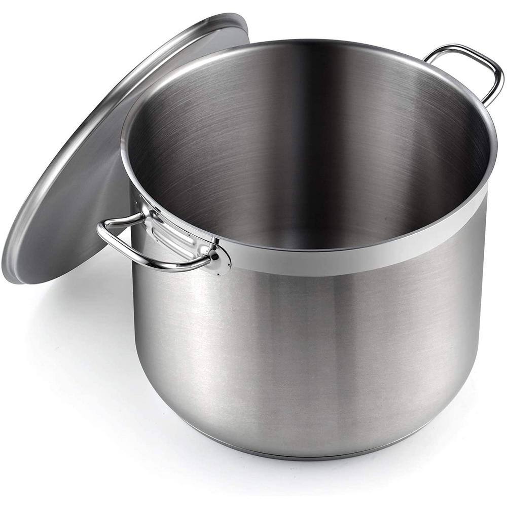 Cooks Standard Professional Grade 30 qt. Stainless Steel Stockpot with Lid
