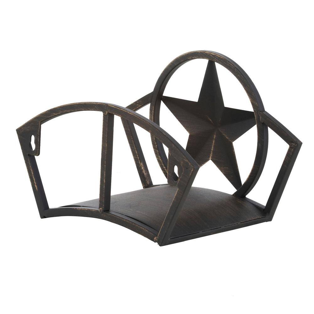 Hampton Bay Abstract Star Black Vinyl Hose Hanger