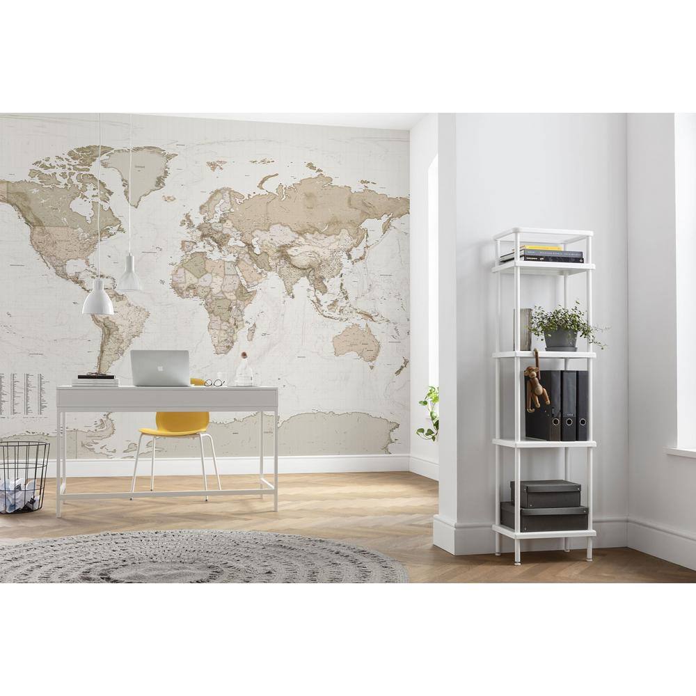 Komar Earth Map Wall Mural
