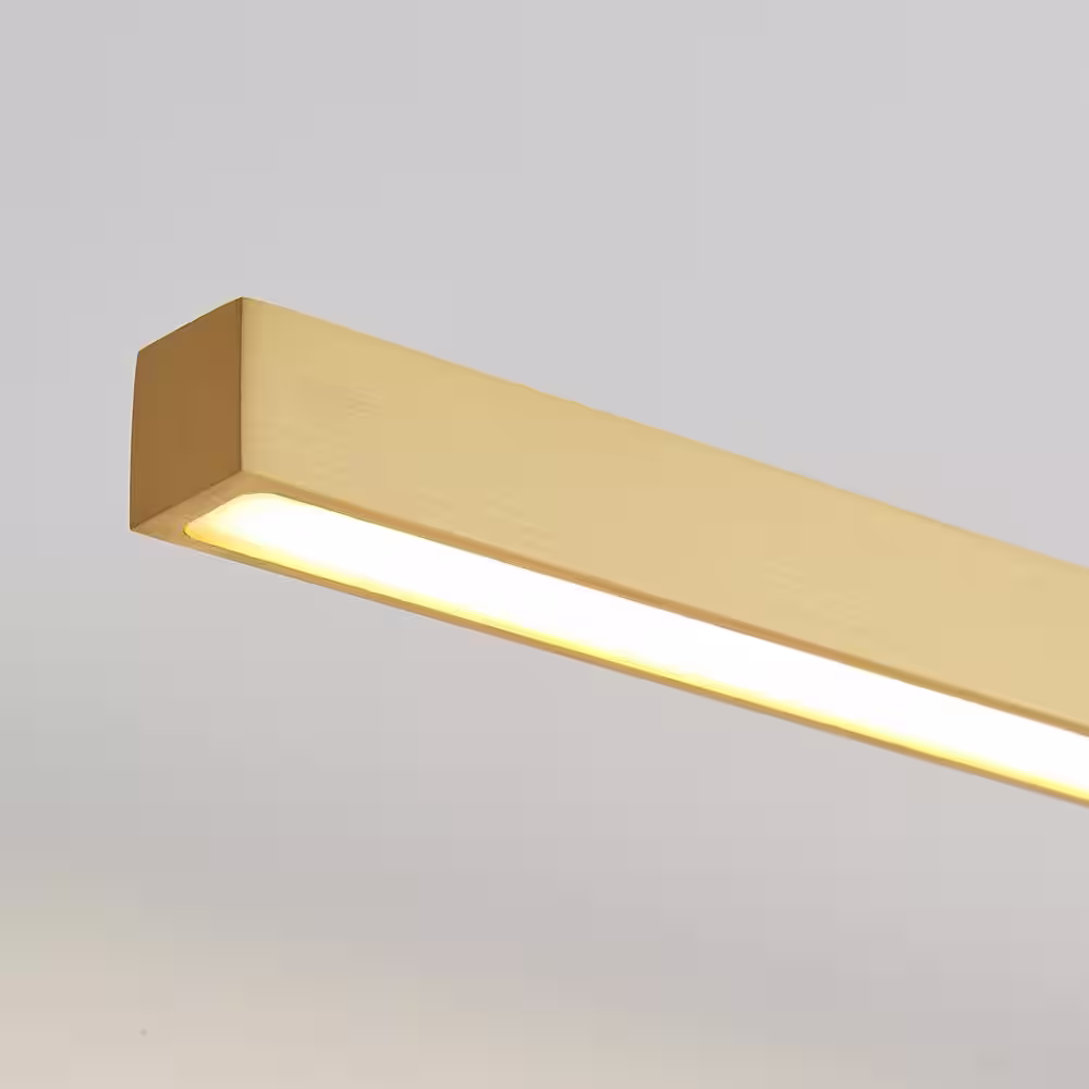 None 30 in. 2-Light Brushed Gold LED Vanity Light Bar 18-Watt Rotatable Bathroom Light Fixture Dimmable Sconces Wall Lighting