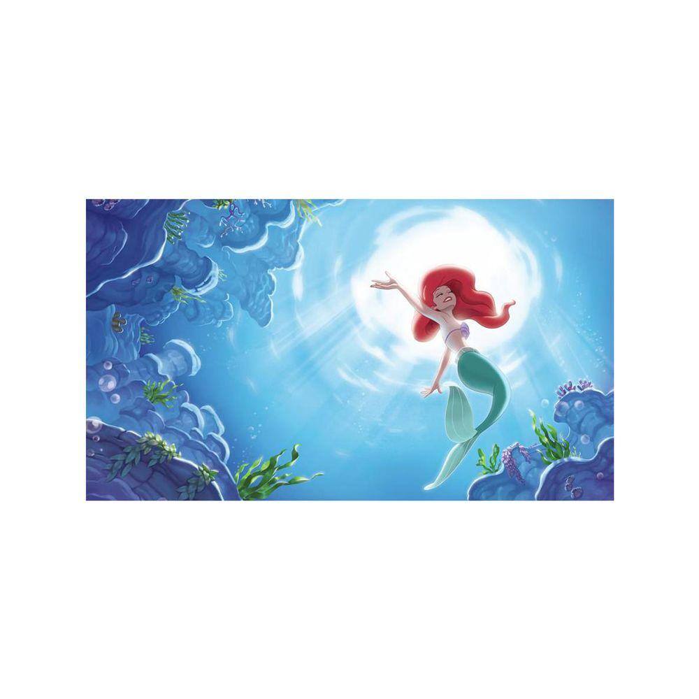 RoomMates 72 in. x 126 in. Disney Princess The Little Mermaid Part of your World XL Chair Rail 7-Panel Prepasted Mural