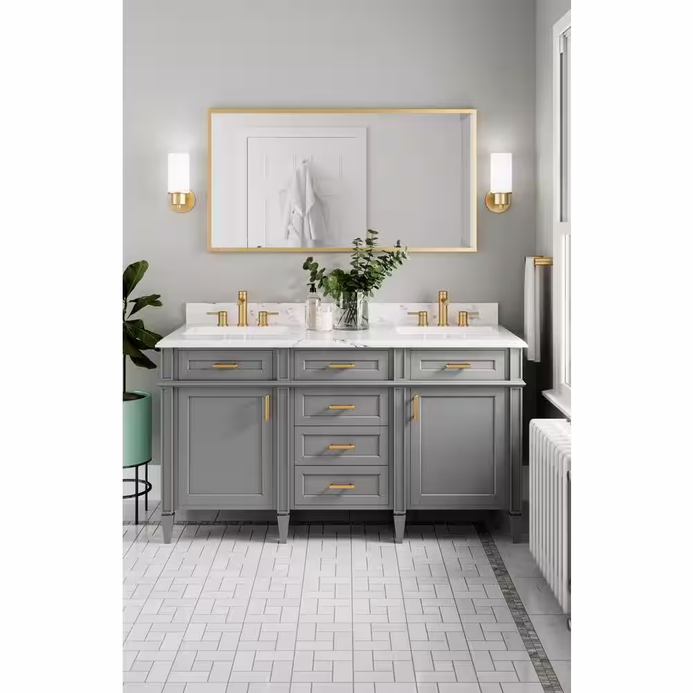 MOEN Align 9 in. Hand Towel Bar in Brushed Gold