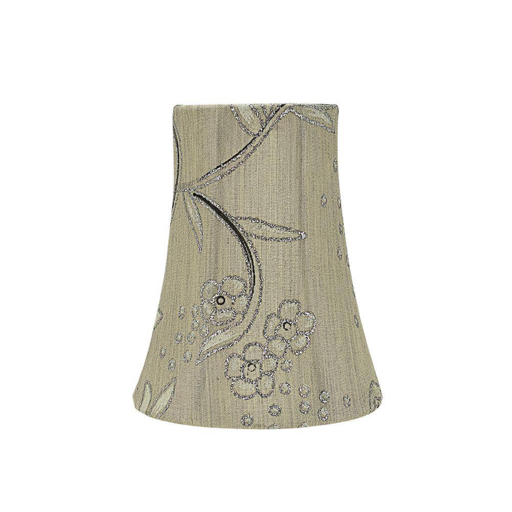 Aspen Creative Corporation 4 in. x 5 in. Antique Ivory Bell Lamp Shade (2-Pack)