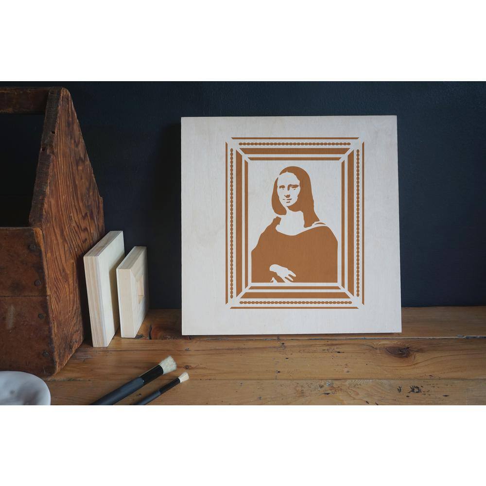 Stencil1 Mona Lisa Stencil