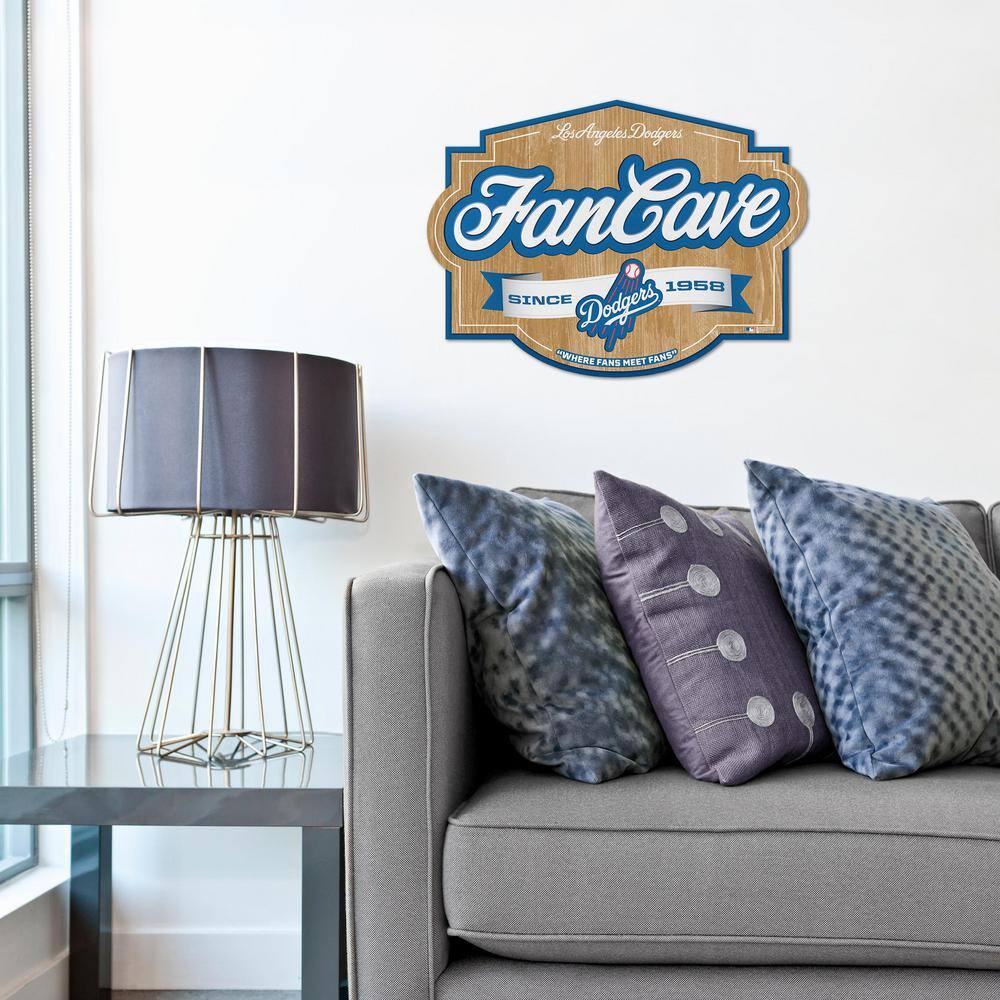 YouTheFan MLB Los Angeles Dodgers Fan Cave Decorative Sign