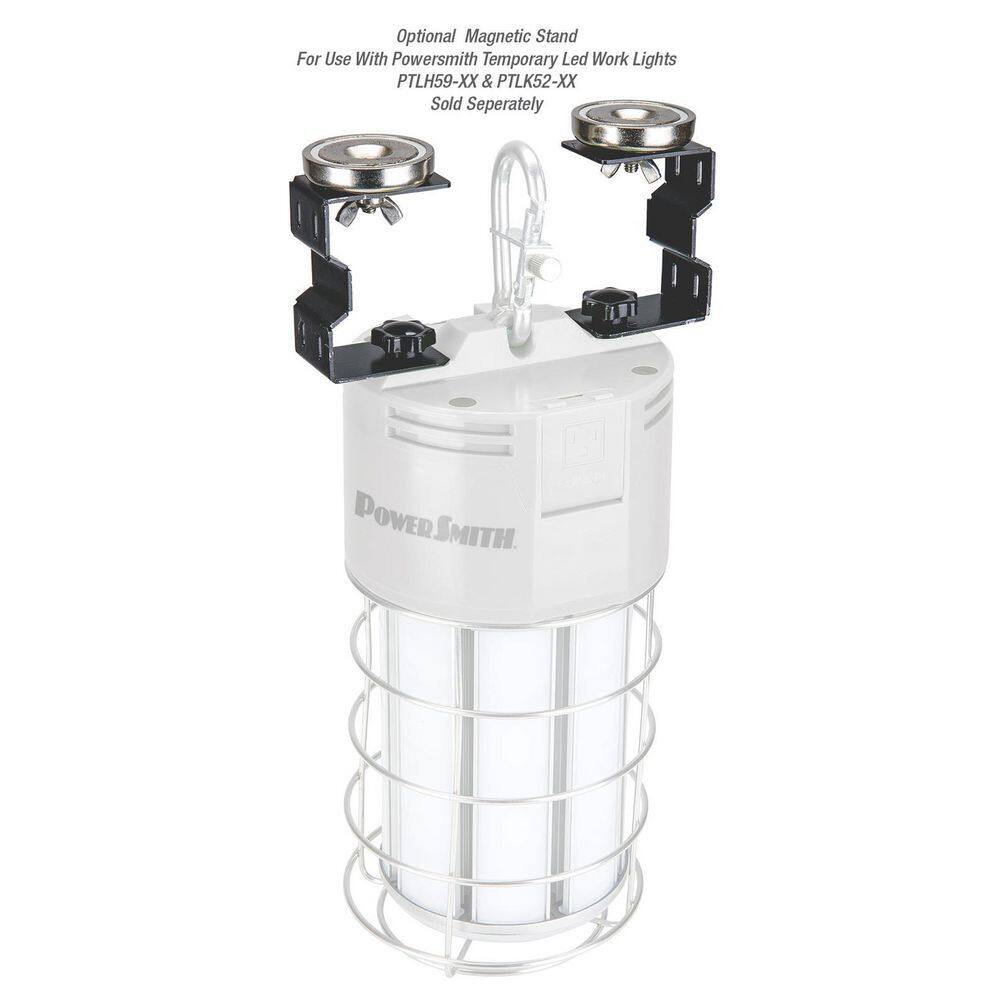 PowerSmith Portable Metal Magnetic Stand for Hi-Bay LED Temporary Hanging Work Lights