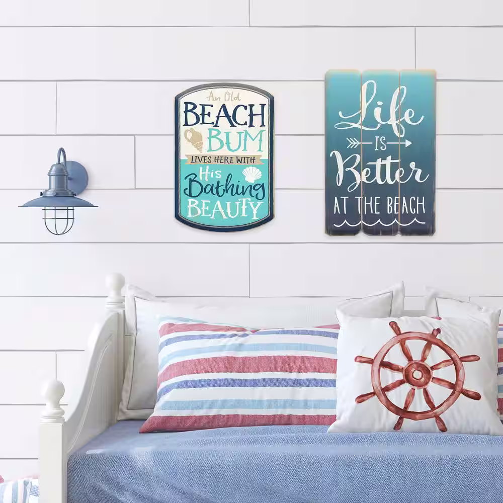Open Road Brands Life is Better at the Beach Wood Decorative Sign